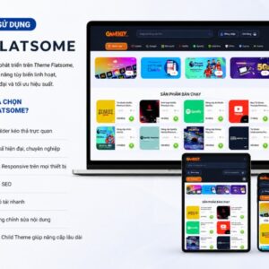 Giao Diện Theme Website Bán Tài Khoản MMO