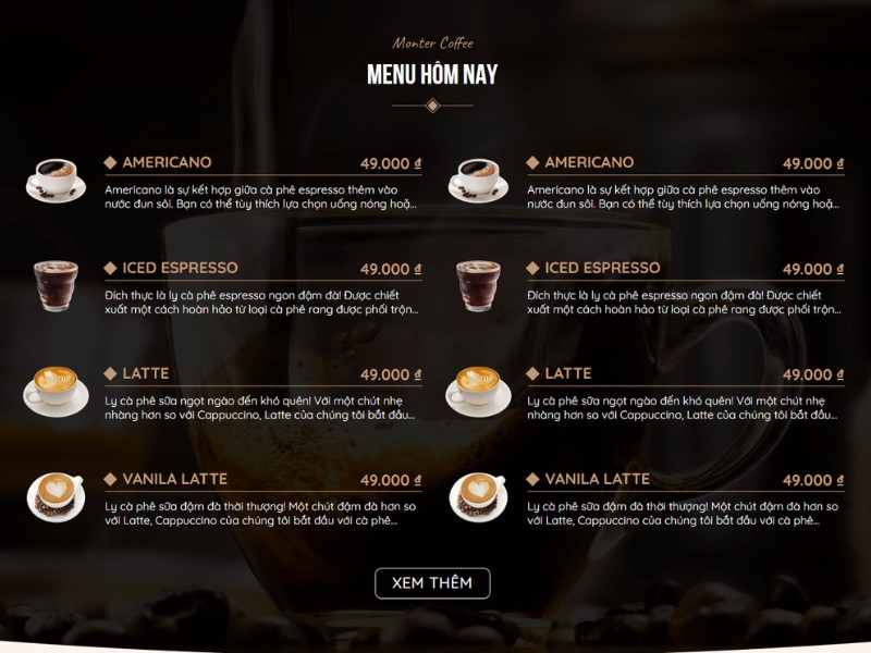 mau-giao-dien-website-quan-cafe-tra-sua-cf001 mau giao dien website quan cafe tra sua cf001